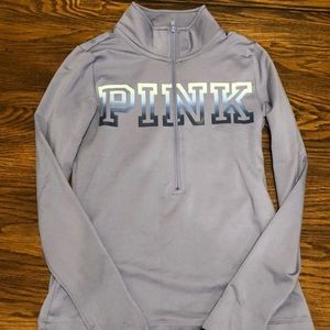 Light purple Victoria’s Secret Pink half zip top M